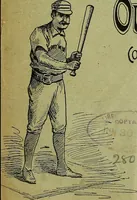 An illustration from The reliable book of outdoor games. Containing official rules for playing base ball, foot ball, cricket, lacrosse, tennis, croquet, etc (1893)