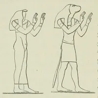 An illustration from Religion und Mythologie der alten Aegypter : nach den Denkmälern (1890)