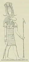 An illustration from Religion und Mythologie der alten Aegypter : nach den Denkmälern (1890)