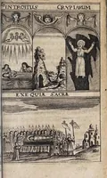 An illustration from Religiosae Kijovienses cryptae, sive, Kijovia subterranea : in quibus labyrinthus sub terra, et in eo emortua à sex centis annis divorum atque heroum Graeco-Ruthenorum & nec dum corrupta corpora (1675)