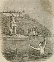 An illustration from Religious allegories : being a series of emblematic engravings, with written explanations, miscellaneous observations, and religious reflections, designed to illustrate divine truth, in accordance with the cardinal principles of Christianity ... (1848)