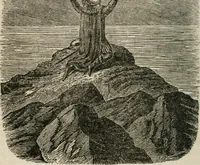 An illustration from Religious allegories : being a series of emblematic engravings, with written explanations, miscellaneous observations, and religious reflections, designed to illustrate divine truth, in accordance with the cardinal principles of Christianity ... (1848)