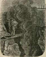 An illustration from Religious allegories : being a series of emblematic engravings, with written explanations, miscellaneous observations, and religious reflections, designed to illustrate divine truth, in accordance with the cardinal principles of Christianity ... (1848)