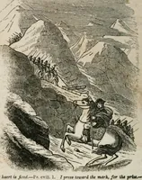 An illustration from Religious allegories : being a series of emblematic engravings, with written explanations, miscellaneous observations, and religious reflections, designed to illustrate divine truth, in accordance with the cardinal principles of Christianity ... (1848)