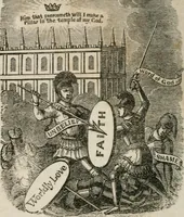 Picture 14 of 27 from Religious allegories : being a series of emblematic engravings, with written explanations, miscellaneous observations, and religious reflections, designed to illustrate divine truth, in accordance with the cardinal principles of Christianity ... (1848), leaf 81
