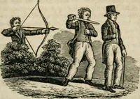 An illustration from Religious allegories : being a series of emblematic engravings, with written explanations, miscellaneous observations, and religious reflections, designed to illustrate divine truth, in accordance with the cardinal principles of Christianity (1848)