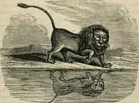 An illustration from Religious allegories : being a series of emblematic engravings, with written explanations, miscellaneous observations, and religious reflections, designed to illustrate divine truth, in accordance with the cardinal principles of Christianity (1848)