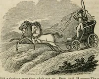An illustration from Religious allegories : being a series of emblematic engravings, with written explanations, miscellaneous observations, and religious reflections, designed to illustrate divine truth, in accordance with the cardinal principles of Christianity (1848)