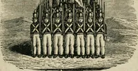 An illustration from Religious allegories : being a series of emblematic engravings, with written explanations, miscellaneous observations, and religious reflections, designed to illustrate divine truth, in accordance with the cardinal principles of Christianity (1848)