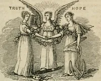 An illustration from Religious allegories : being a series of emblematic engravings, with written explanations, miscellaneous observations, and religious reflections, designed to illustrate divine truth, in accordance with the cardinal principles of Christianity (1848)