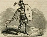 Picture 8 of 51 from Religious allegories : being a series of emblematic engravings, with written explanations, miscellaneous observations, and religious reflections, designed to illustrate divine truth, in accordance with the cardinal principles of Christianity (1848), leaf 35