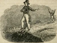 An illustration from Religious allegories : being a series of emblematic engravings, with written explanations, miscellaneous observations, and religious reflections, designed to illustrate divine truth, in accordance with the cardinal principles of Christianity (1848)