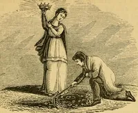 An illustration from Religious emblems and allegories : a series of engravings, with suitable letter-press, designed to illustrate divine truth (1868)