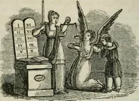 An illustration from Religious emblems : being a series of emblematic engravings, with written explanations, miscellaneous observations and religious reflections, designed to illustrate divine truth, in accordance with the cardinal principles of Christianity ; Religious allegories : being a series of emblematic engravings, with written explanations, miscellaneous observations, and religious reflections, designed to illustrate divine truth, in accordance with the cardinal principles of Christianity (1851)