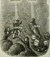 Picture 63 of 80 from Religious emblems : being a series of emblematic engravings, with written explanations, miscellaneous observations and religious reflections, designed to illustrate divine truth, in accordance with the cardinal principles of Christianity ; Religious allegories : being a series of emblematic engravings, with written explanations, miscellaneous observations, and religious reflections, designed to illustrate divine truth, in accordance with the cardinal principles of Christianity (1851), leaf 225