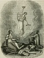 An illustration from Religious emblems : being a series of emblematic engravings, with written explanations, miscellaneous observations and religious reflections, designed to illustrate divine truth, in accordance with the cardinal principles of Christianity ; Religious allegories : being a series of emblematic engravings, with written explanations, miscellaneous observations, and religious reflections, designed to illustrate divine truth, in accordance with the cardinal principles of Christianity (1851)