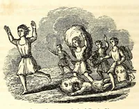 An illustration from Religious emblems : being a series of emblematic engravings, with written explanations, miscellaneous observations and religious reflections, designed to illustrate divine truth, in accordance with the cardinal principles of Christianity (1850)