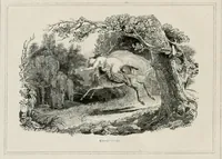An illustration from Religious emblems : being a series of engravings on wood, executed by the first artists of that line, from designs drawn on the blocks themselves (1809)