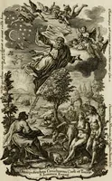 Picture 15 of 25 from [Religious engravings] (1750), leaf 32