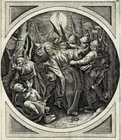 Picture 6 of 36 from [Religious engravings (1600), leaf 13