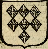 An illustration from Remaines concerning Britain: their languages, names, surnames, allusions, anagrammes, armories, monies, empreses, apparell, artillarie, wise speeches, proverbs, poesies, epitaphs (1674)
