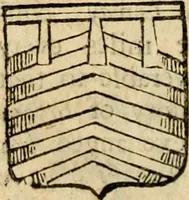 An illustration from Remaines concerning Britain: their languages, names, surnames, allusions, anagrammes, armories, monies, empreses, apparell, artillarie, wise speeches, proverbs, poesies, epitaphs (1674)