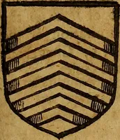 An illustration from Remaines concerning Britaine : their Languages. Names. Surnames. Allusions. Anagrammes. Armories. Monies. Empresses. Apparell. Artillarie. Wise speeches. Proverbs. Poesies. Epitaphes. (1636)