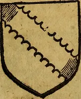 An illustration from Remaines concerning Britaine : their Languages. Names. Surnames. Allusions. Anagrammes. Armories. Monies. Empresses. Apparell. Artillarie. Wise speeches. Proverbs. Poesies. Epitaphes. (1636)