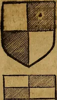 An illustration from Remaines concerning Britaine : their Languages. Names. Surnames. Allusions. Anagrammes. Armories. Monies. Empresses. Apparell. Artillarie. Wise speeches. Proverbs. Poesies. Epitaphes. (1636)