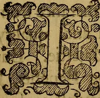 An illustration from Remaines concerning Britaine : their Languages. Names. Surnames. Allusions. Anagrammes. Armories. Monies. Empresses. Apparell. Artillarie. Wise speeches. Proverbs. Poesies. Epitaphes. (1636)