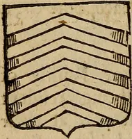 An illustration from Remains concerning Britain: : their languages, names, surnames, allusions, anagramms, armories, moneys, impresses, apparel, artillerie, wise speeches, proverbs, poesies, epitaphs (1674)