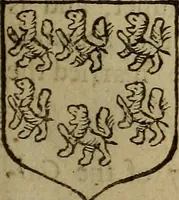 Picture 12 of 19 from Remains concerning Britain: : their languages, names, surnames, allusions, anagramms, armories, moneys, impresses, apparel, artillerie, wise speeches, proverbs, poesies, epitaphs (1674), leaf 296