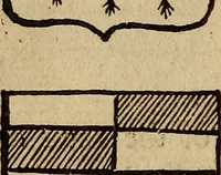 An illustration from Remains concerning Britain: : their languages, names, surnames, allusions, anagramms, armories, moneys, impresses, apparel, artillerie, wise speeches, proverbs, poesies, epitaphs (1674)