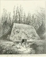 An illustration from Remarks on rural scenery : with twenty etchings of cottages, from nature : and some observations and precepts relative to the pictoresque (1797)