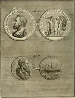 An illustration from Remarques historiques sur les medailles et les monnoyes (1740)