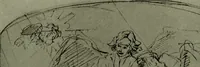 An illustration from Rembrandt handzeichnungen (1919)