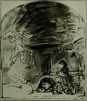An illustration from Rembrandt handzeichnungen (1919)