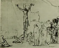 An illustration from Rembrandt handzeichnungen (1919)