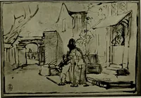 An illustration from Rembrandt handzeichnungen (1919)