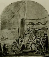 An illustration from Rembrandt handzeichnungen (1919)