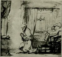 An illustration from Rembrandt handzeichnungen (1919)