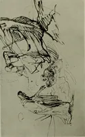 An illustration from Rembrandt handzeichnungen (1919)