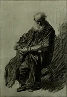 An illustration from Rembrandt handzeichnungen (1919)