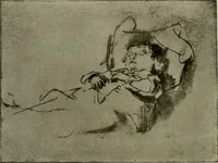 An illustration from Rembrandt handzeichnungen (1919)