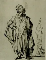 An illustration from Rembrandt handzeichnungen (1919)