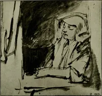 An illustration from Rembrandt handzeichnungen (1919)