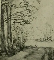 An illustration from Rembrandt handzeichnungen (1919)
