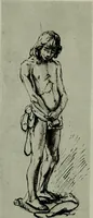 An illustration from Rembrandt handzeichnungen (1919)