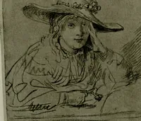 An illustration from Rembrandt handzeichnungen (1919)