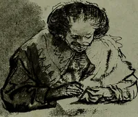 An illustration from Rembrandt handzeichnungen (1919)